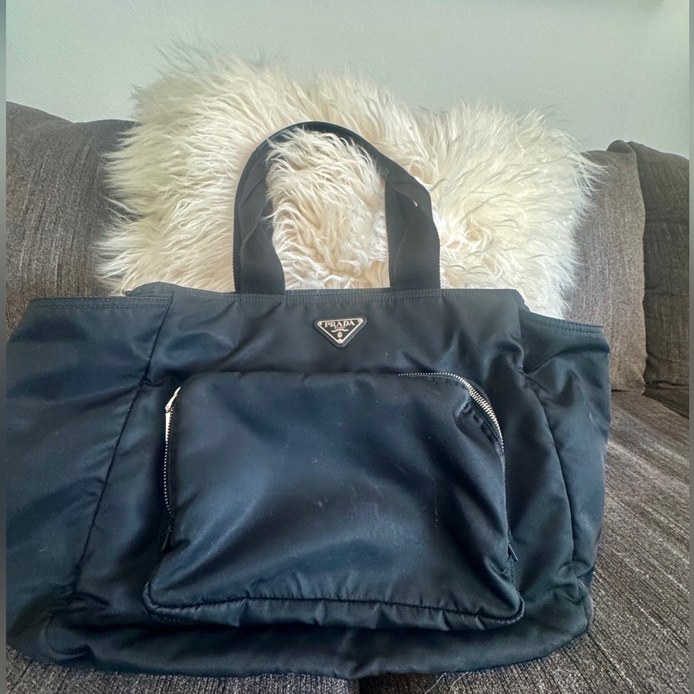Prada traveling bag , overnight bag